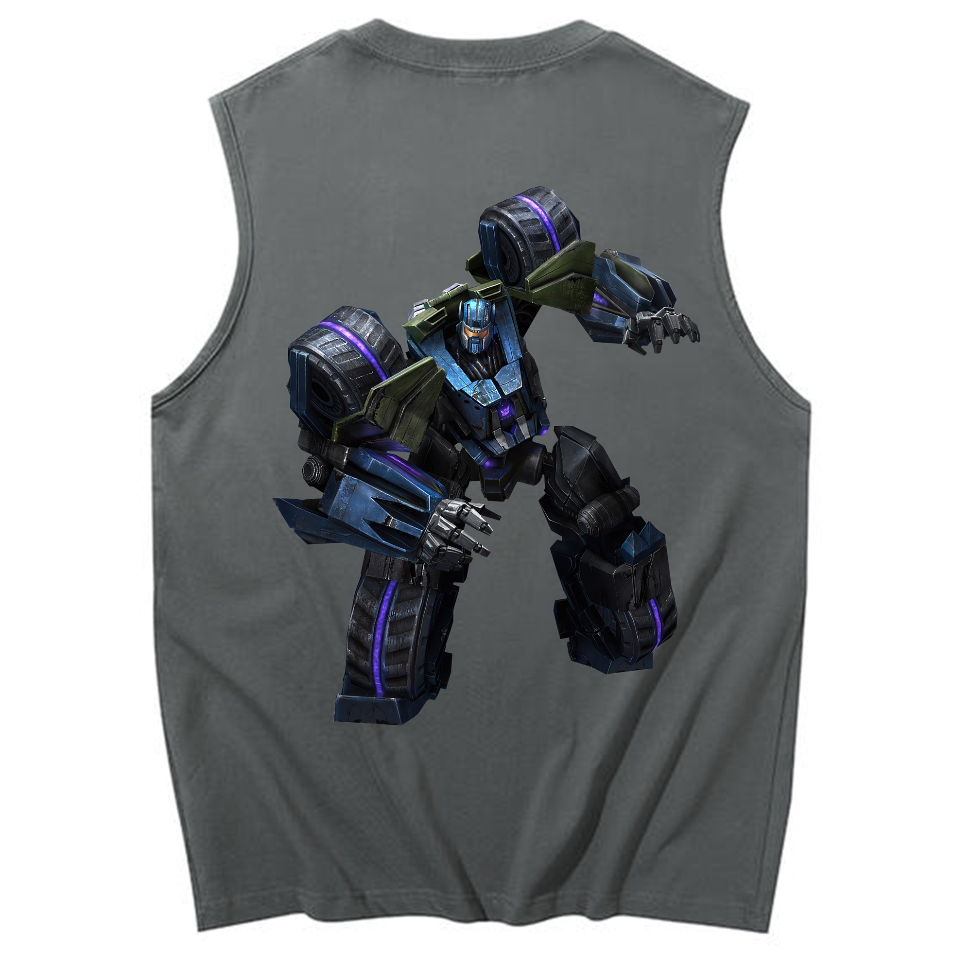 （画像用） Transformers トランスフォーマー コットン100％タンクトップ（背面プリント）